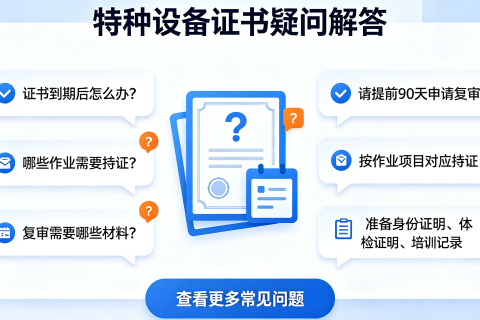 特种设备作业人员考试高频问题汇总｜云南报考、取证、复审常见答疑